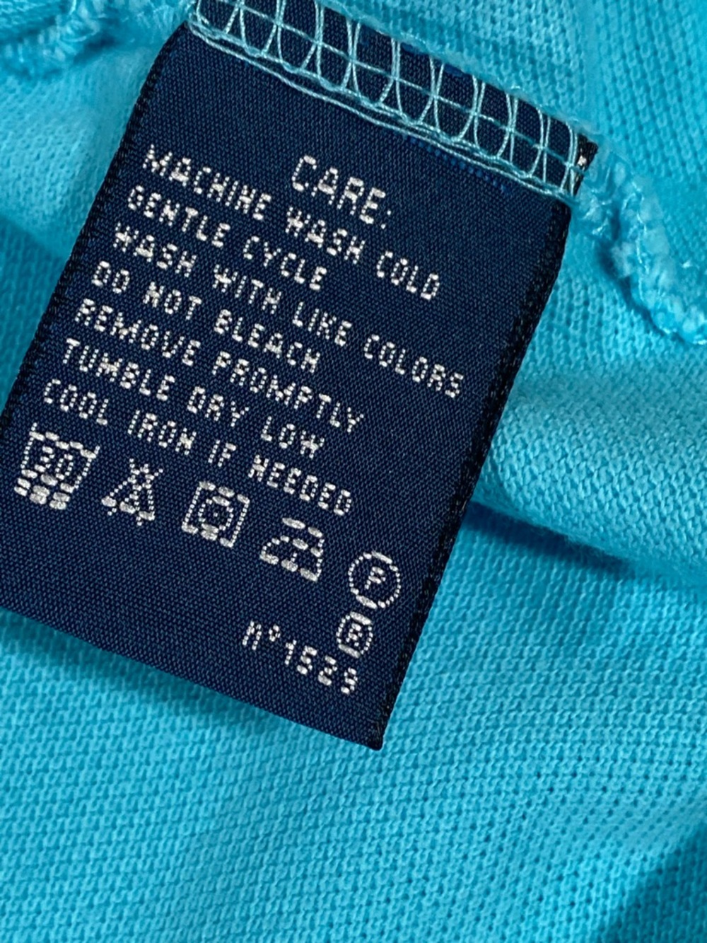 Ralph Lauren Blue Skinny Fit Polo Italy #3 Woman Size XL  Big Pony Logo - Picture 9 of 10